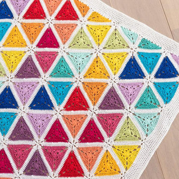 Josephine's rainbow blanket