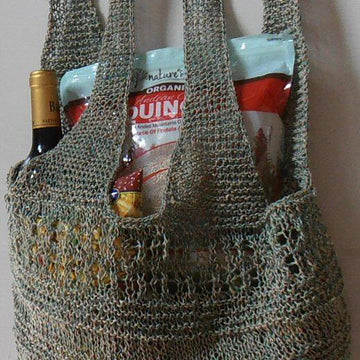 Market Tote in Jute Cotton