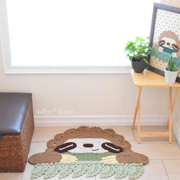 Mossy The Sloth Rug