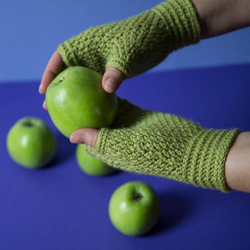 Warm hugs fingerless mittens