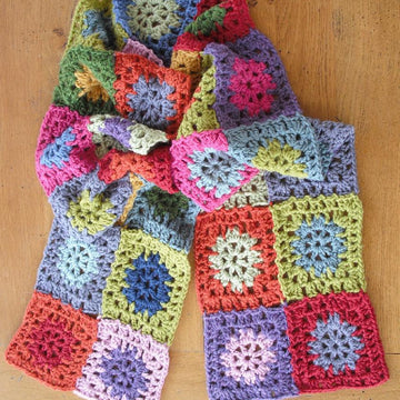 February crochet scarf