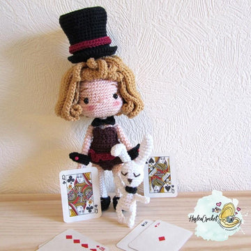 Doll crochet pattern tutorial "Fairylusion"