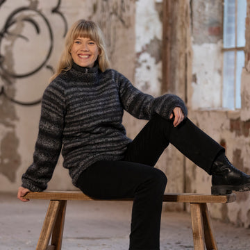 Nicola Sweater in Viking of Norway Nordlys and Kid Silk - UK-2205-6 - Downloadable PDF