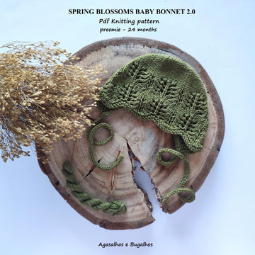 Spring Blossoms Baby Bonnet | preemie - 24 months