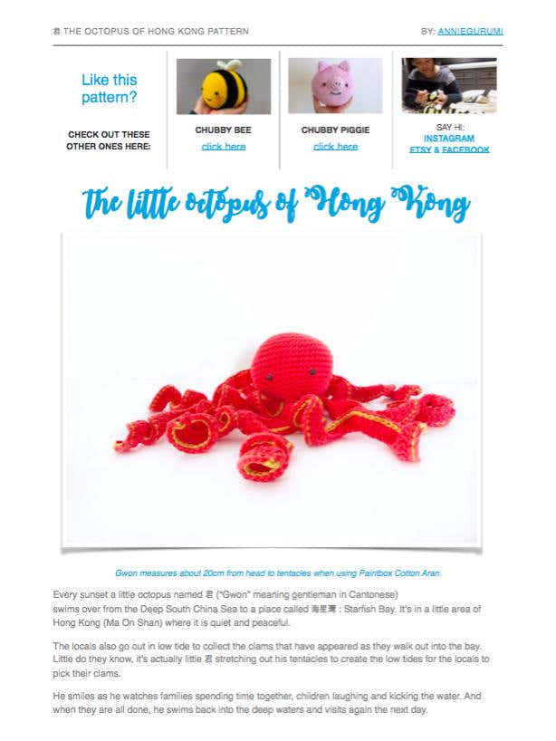 Little Octopus of Hong Kong