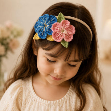 Tunisian Crochet Flower PDF Pattern | Crochet Appliqué with Video Tutorial