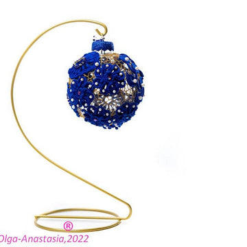 Blue christmas ball