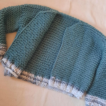 The Twisted Garter Cardigan