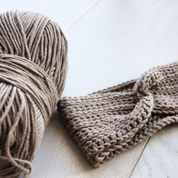 Knit-look Twist Headband