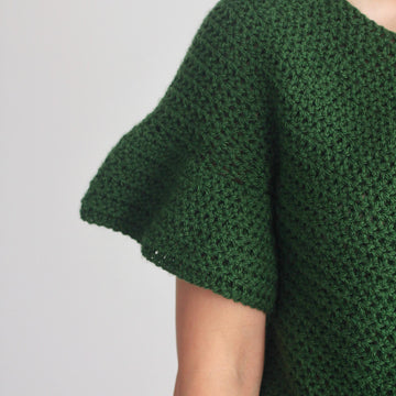 Stephanie Ruffle Sleeve Top