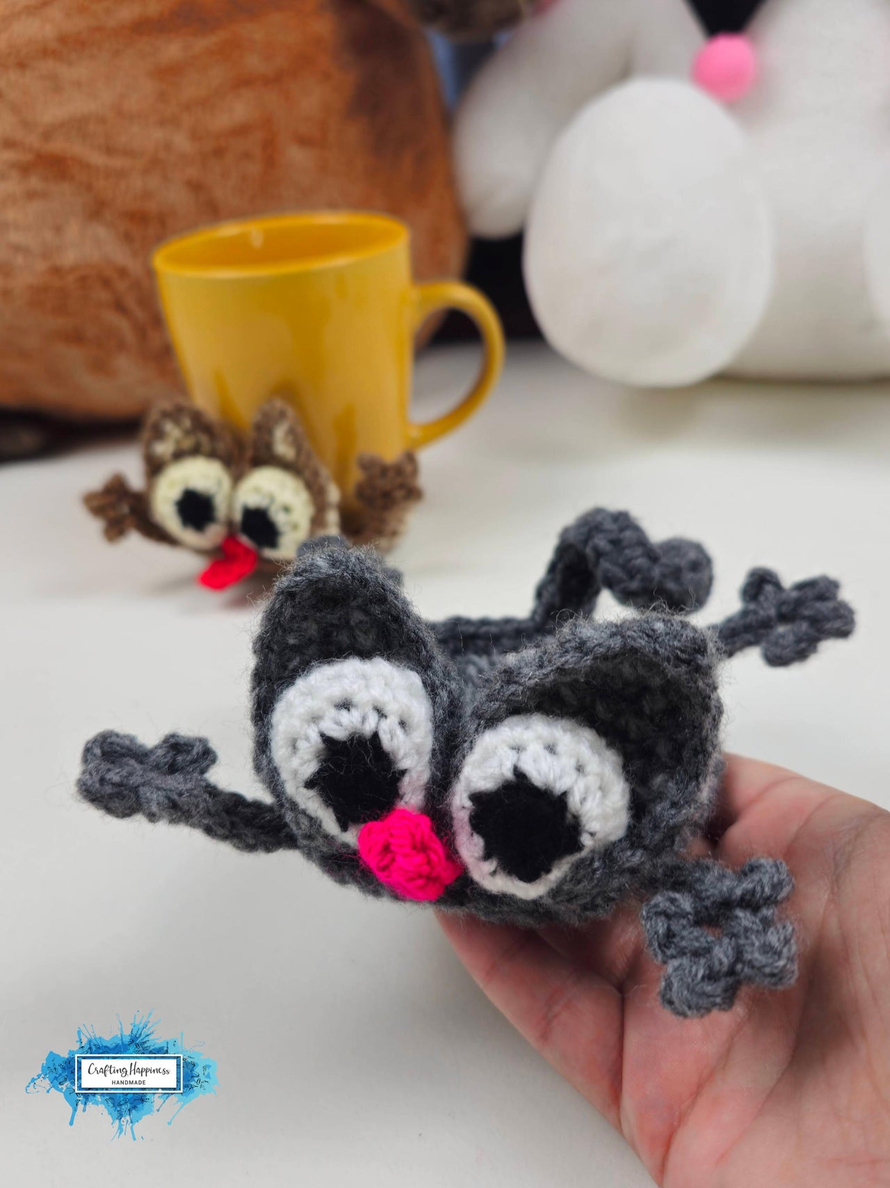 Splattered Cat Coaster