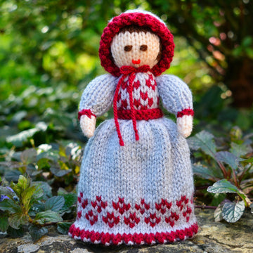 Victorian Doll Knitting Pattern - Toy Knitting Pattern