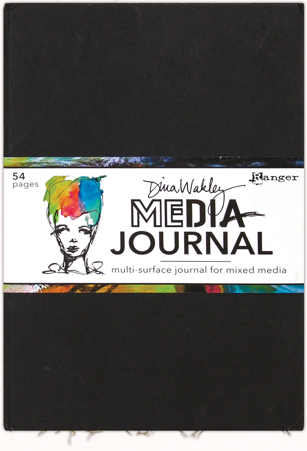 Ranger Dina Wakley Media Journal 10"X14.25" - Black