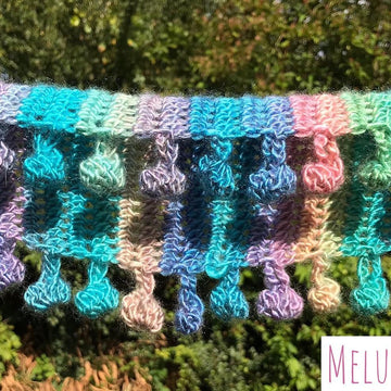 Bobble Pom Pom Scarf
