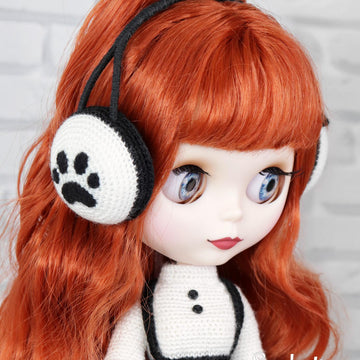 Music Panda outfit for Blythe doll