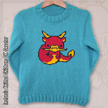 Intarsia - Chinese Zodiac - Dragon Chart & Childrens Sweater