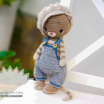 Crochet Pattern Doll clothes - Outfit Cute Little Boy for bunny toy