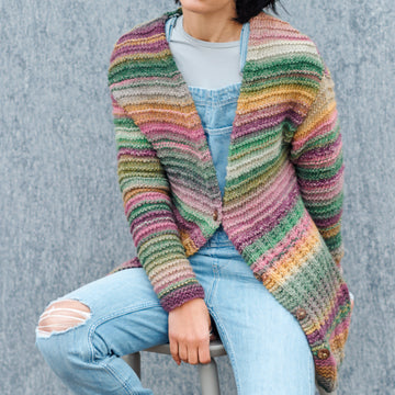 Poncho, Cardigan and Snood in Rico Creative Melange Chunky - 639 - Leaflet