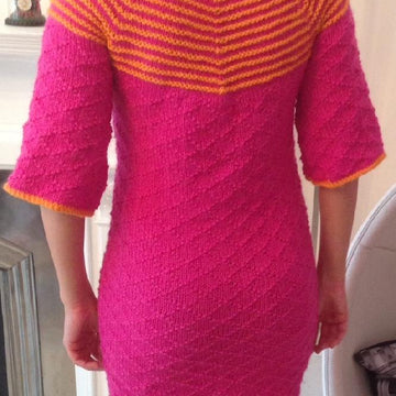 Striped Yoke Dress