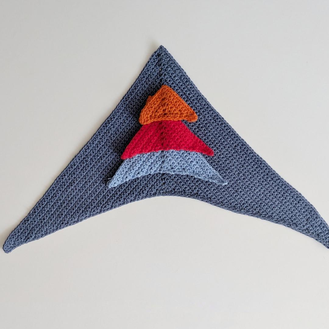 Crochet Bandana, Adjustable Sizes Bandana PDF Pattern