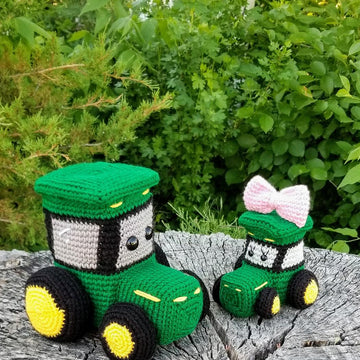 Cute Crochet Tractor