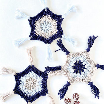 Scandinavian Holiday Coasters or Onaments