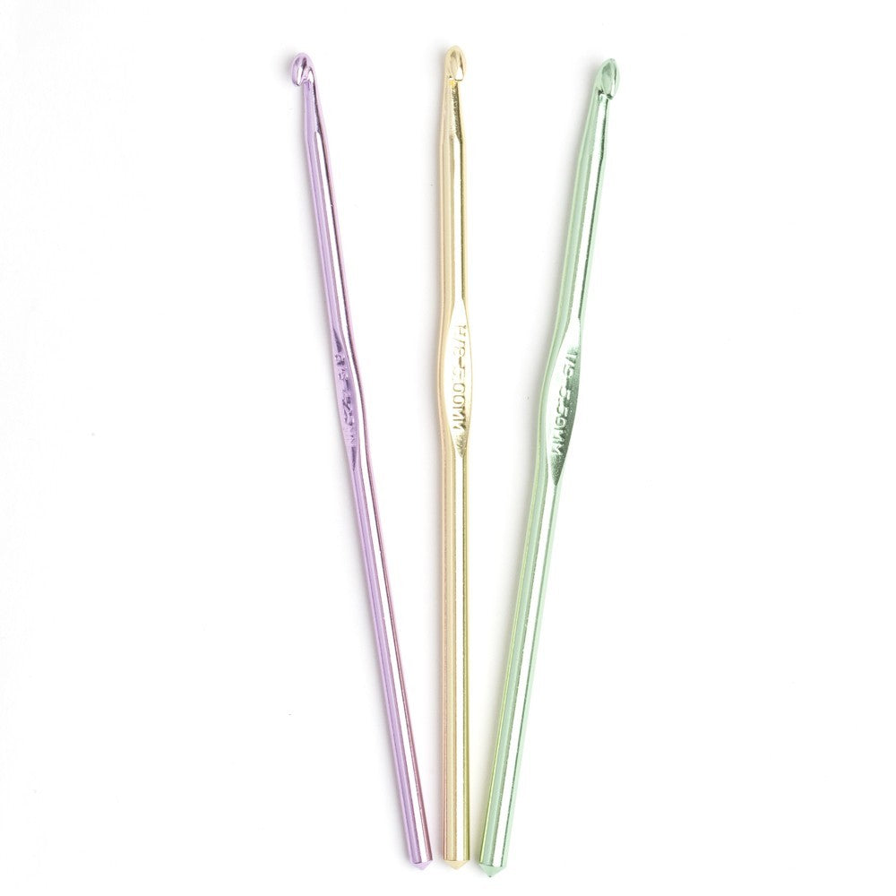 Boye Aluminum Crochet Hook Set - Sizes G6 to I9