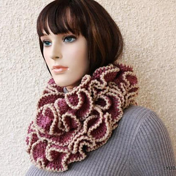 Ruffle Scarf Unique Design