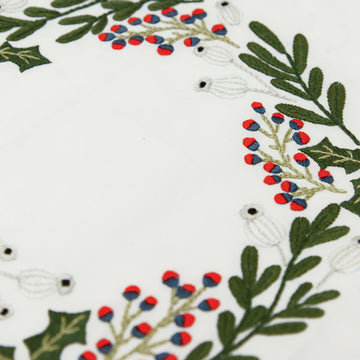 DMC Christmas Day Wreath Embroidery Pattern - PAT1634_2