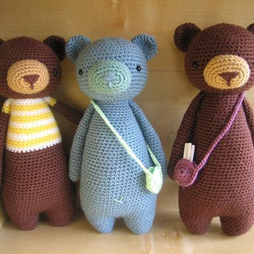 Bear with Bag Crochet Amigurumi Pattern