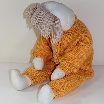 Baby Aran Moss Stitch Onesie