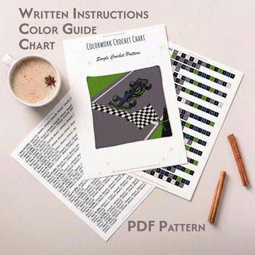 Formula 1 Tapestry Crochet Blanket Pattern
