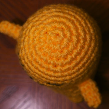 Classic Cheese-kun Amigurumi Emotional Support Cheese Blob
