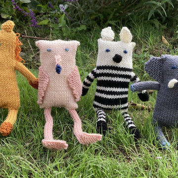 The Elephant knitted animal soft toy