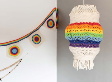 Rainbow Lamp in Yarn and Colors Epic - YAC100060 - Downloadable PDF