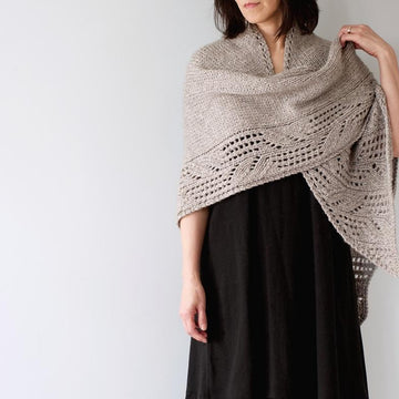 Ashley triangular shawl