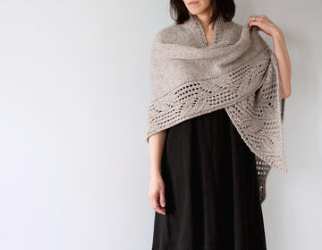Ashley triangular shawl