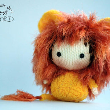 Shaggy Lion Doll. Toy from the Tanoshi series.