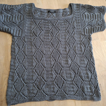 NAOMI, cotton jumper in lace pattern