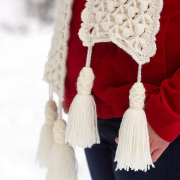 Snowberries A Luxurious Winter Scarf