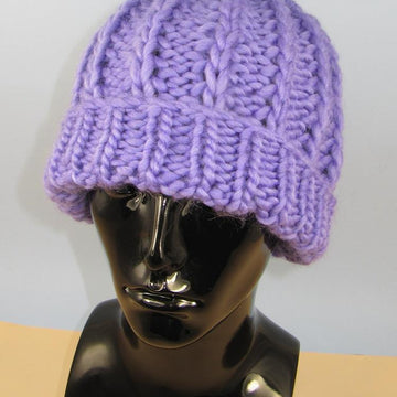 Super Chunky Fishermans Rib Beanie Hat