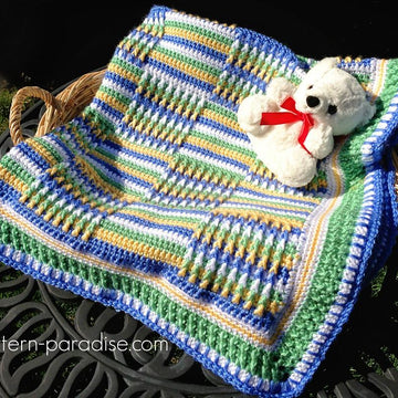 Posts & Stripes Blanket 12-115