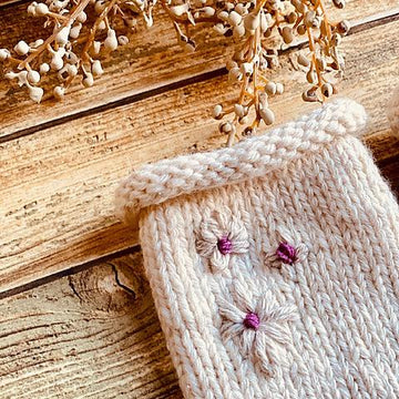 Embellished Fingerless Mitts