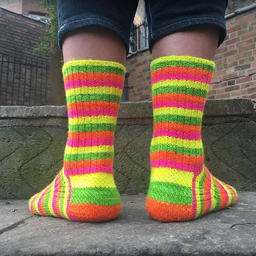 The Best Self-Striping Ribbed Socks in the World