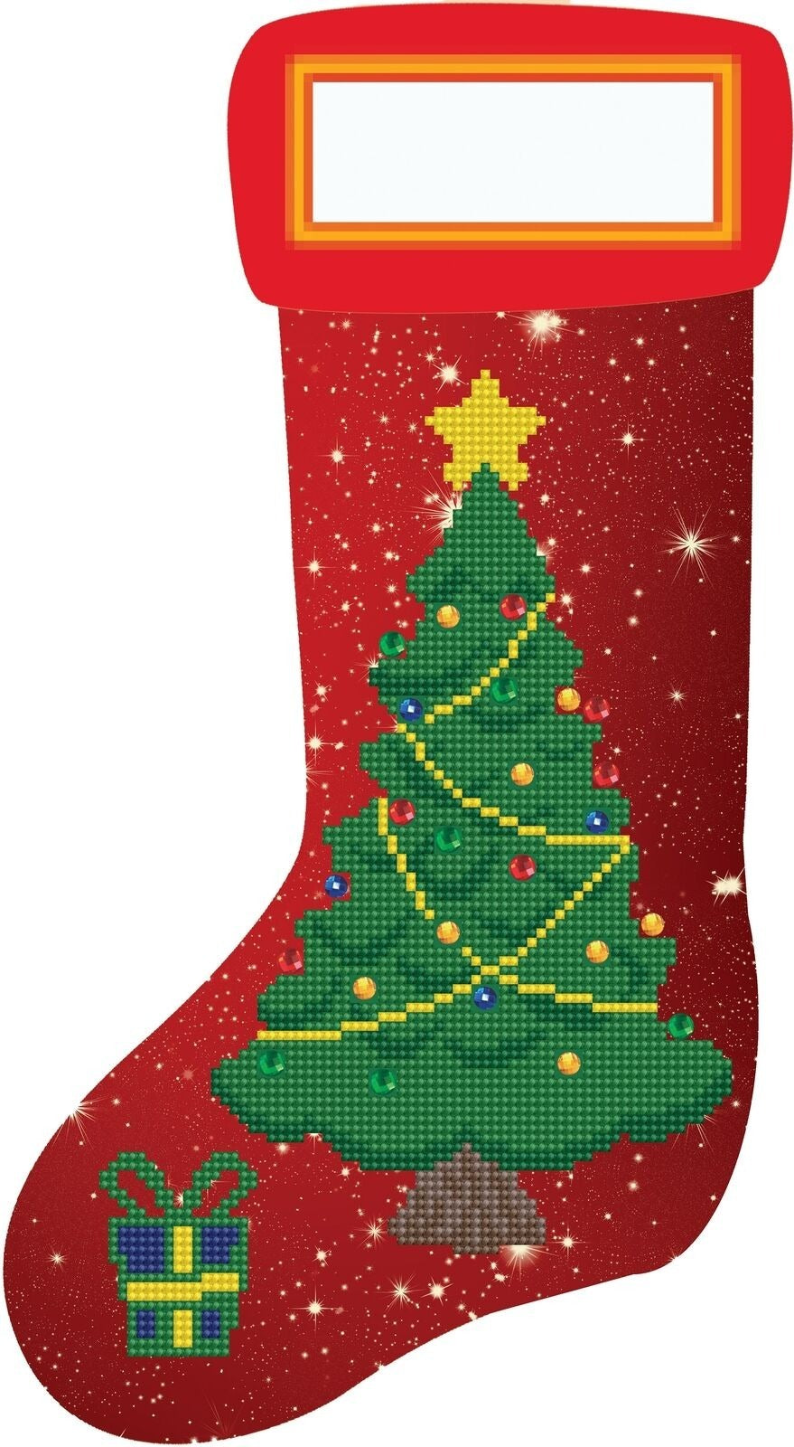 Needleart World Xmas Tree Card Diamond Painting Kit