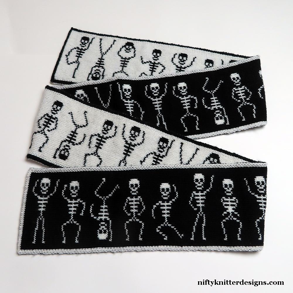 Spooky Scary Skeleton Scarf