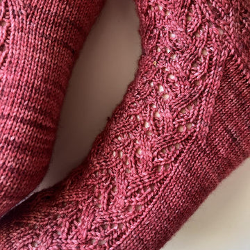 Flowering Quince Socks