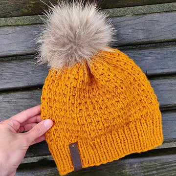 Fish Scale Knit Hat