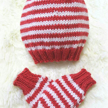 Festive cheer! hat & mittens xmas set