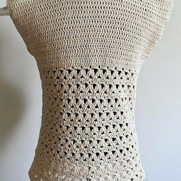 Arcelle Échancrée – Keyhole Crochet Top